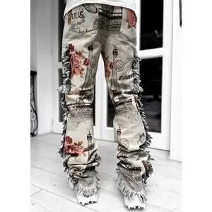Guapi | Pants | Guapi La Ville Lumiere Cargo Tapestry Pants
